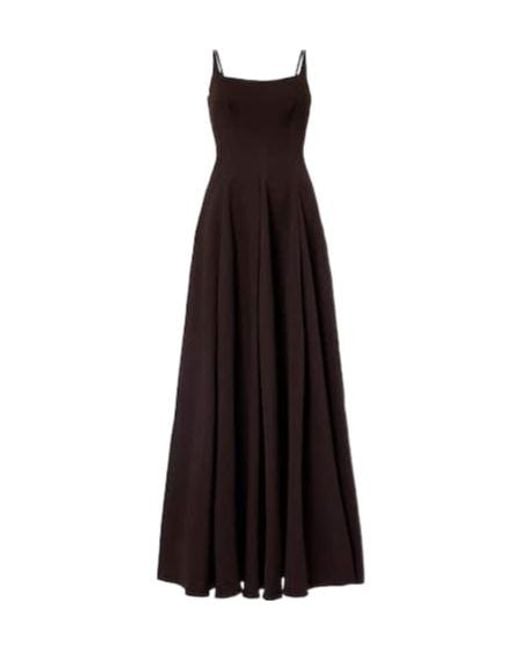 Staud Black Joy Cotton-Blend Gown