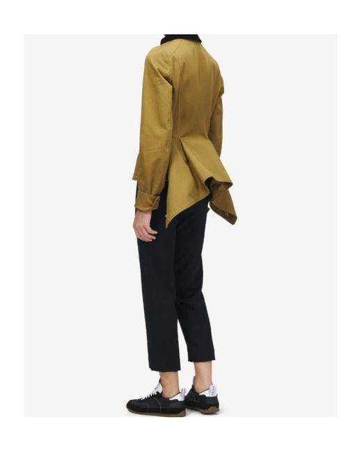 McQueen Yellow Herringbone Kickback Jacket