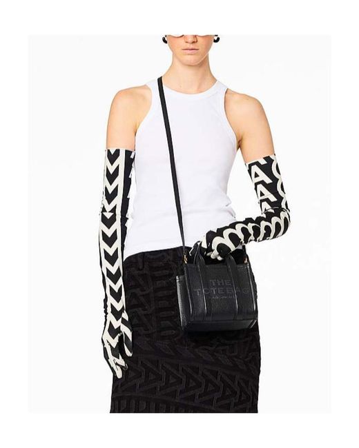 Marc Jacobs Black The Micro Logo Detailed Tote Bag for men