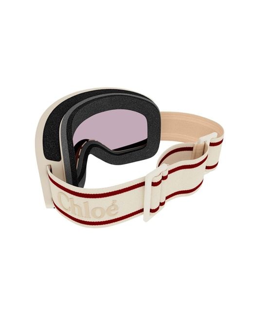 Chloé Multicolor Chloé Eyewear Elasticated-Band Ski Sunglasses