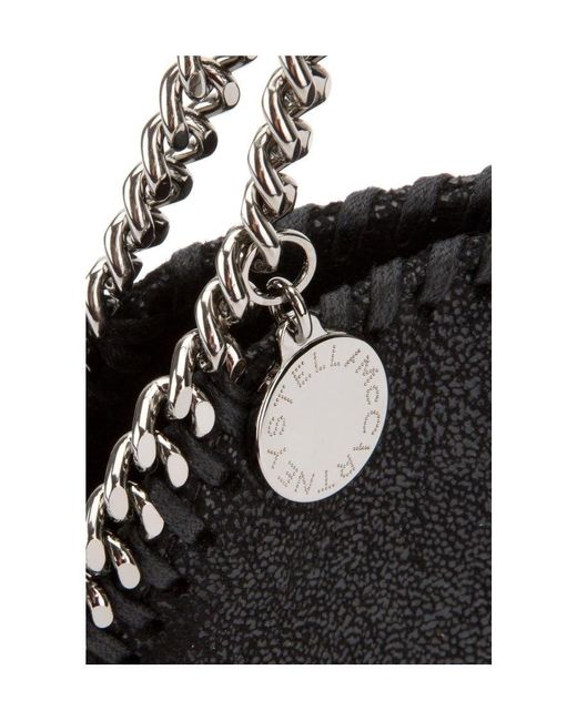 Stella McCartney Black Falabella Tiny Tote Bag