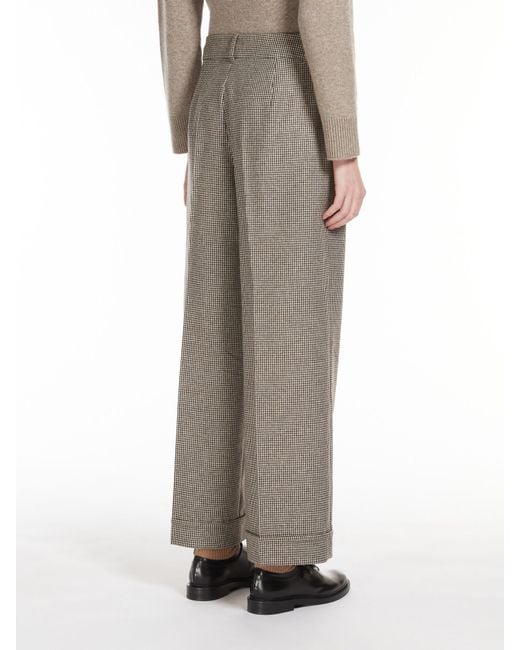 Max Mara Gray 'S Lilly Regular Fit Straight Leg Pants