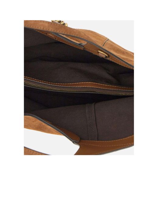 Gianni Chiarini Brown Infinity Large Tote Bag