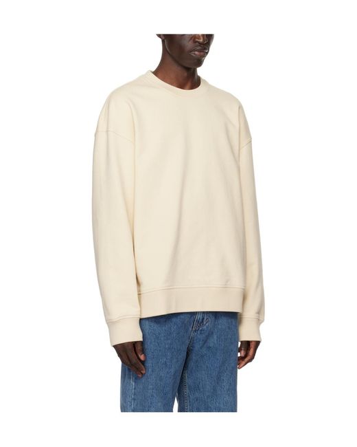 Wooyoungmi White Logo Embossed Sweater for men