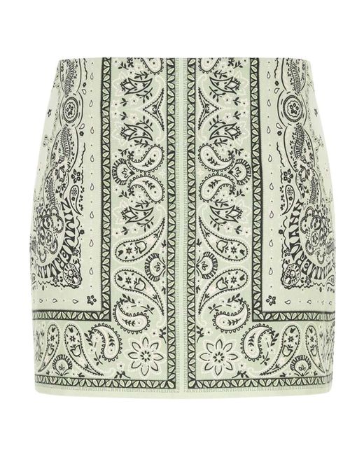Zimmermann Metallic Printed Skirt