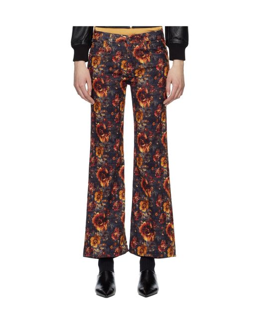 R13 Joan Flared Cropped Jeans