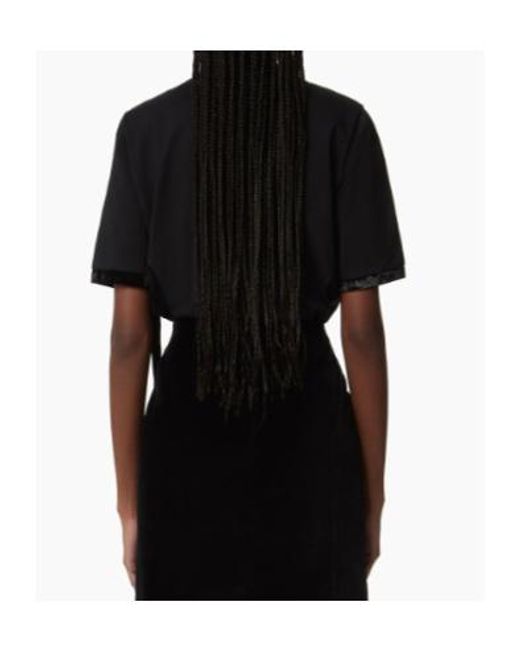 Nina Ricci Black Bow Ruban T-Shirt