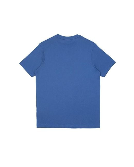 Paul & Shark Blue Logo Details T-Shirt for men