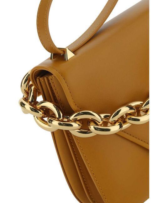 Bottega Veneta Brown Mount Leather Crossbody Bag