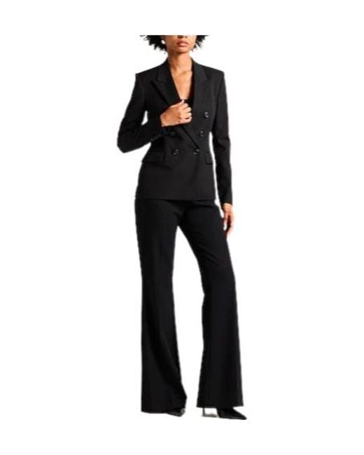 Saint Laurent Black Minimalist Double-Breasted Blazer