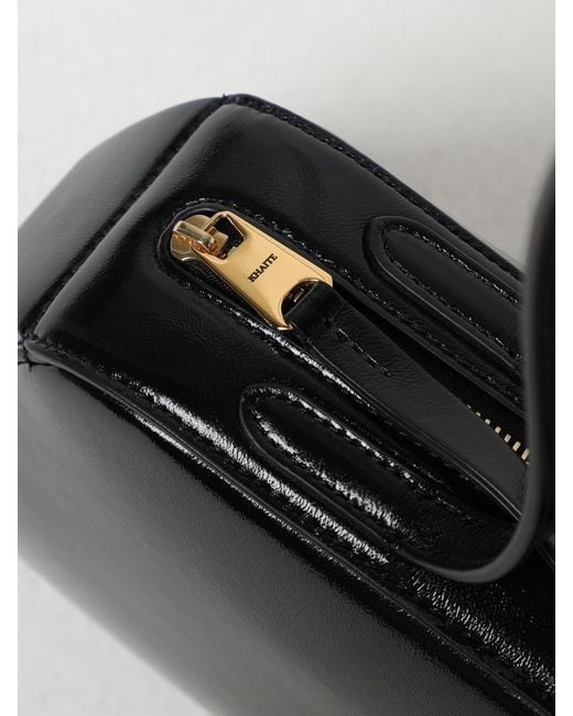 Khaite Black Simona Zipped Shoulder Bag