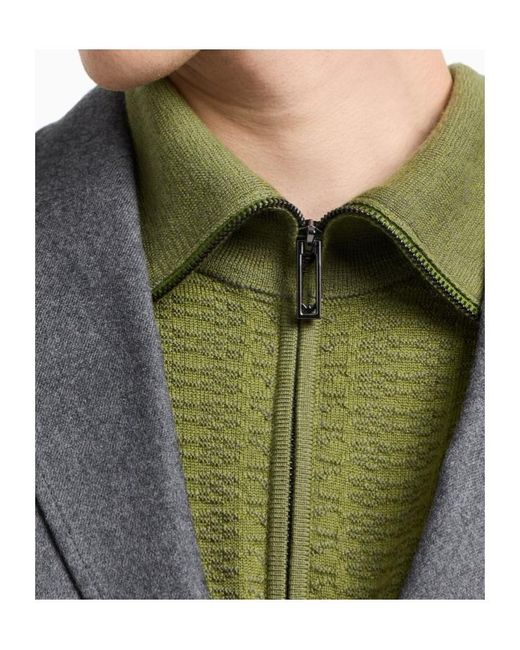 Emporio Armani Gray Single Breasted Tailored Jacket for men