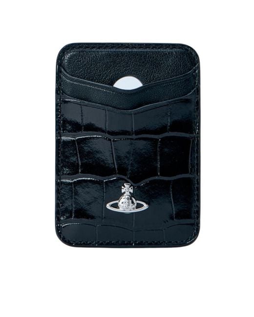 Vivienne Westwood Blue Logo Card Holder