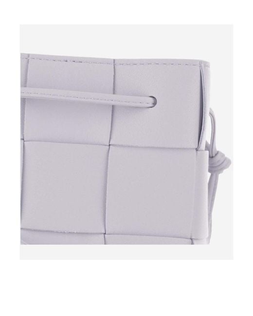 Bottega Veneta Purple Small Cassette Shoulder Bag
