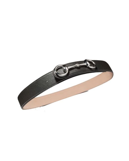 Gucci Black Horsebit 1955 Belt for men