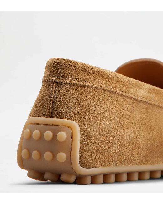 Tod's Brown Gommino Slip-On Loafers
