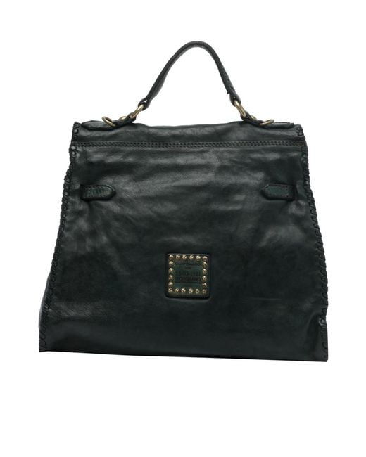 Campomaggi Black Shoulder Bag With Handle