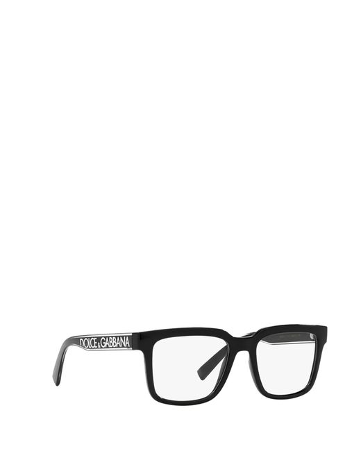 Dolce & Gabbana White Eyewear Square Frame Glasses for men