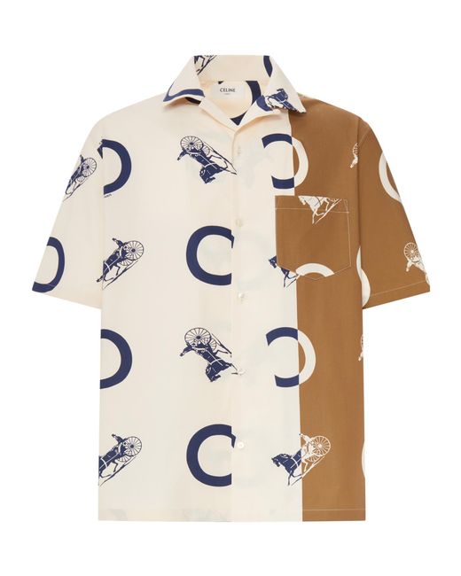 Céline Natural Short Sleeve Shirt for men