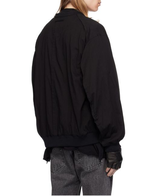 Undercover Black Long Sleeve Casual Jacket for men