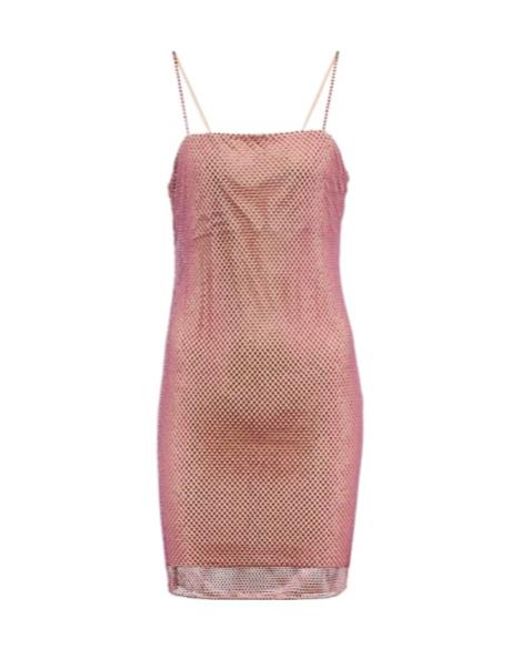 Stella McCartney Pink Crystal-Embellished Minidress