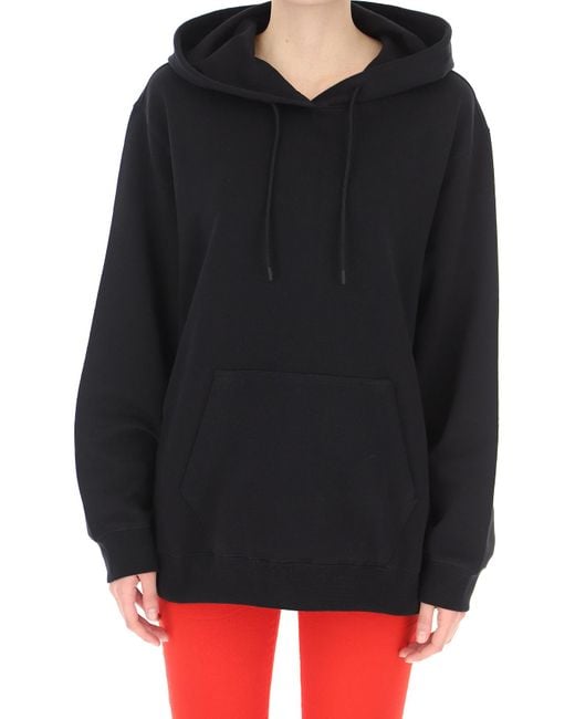 MSGM Blue Logo Hooded Sweater