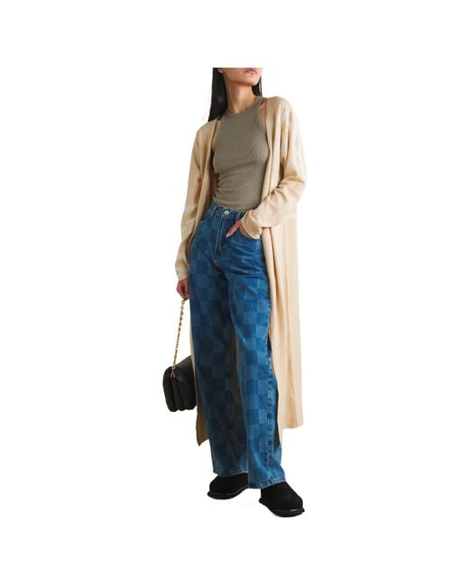 The Elder Statesman Natural Tie-Dye Cardigan
