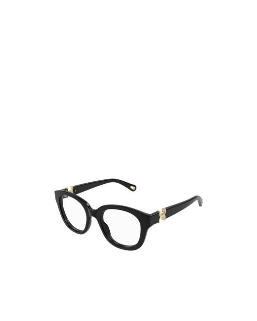 Chloé White Chloé Eyewear Oval Frame Glasses