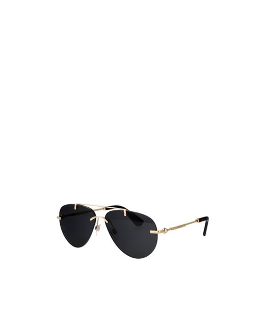 Burberry Black Eyewear Aviator Sunglasses