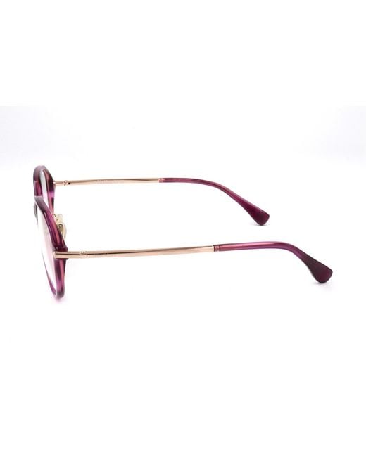 Max Mara Red Square Frame Glasses