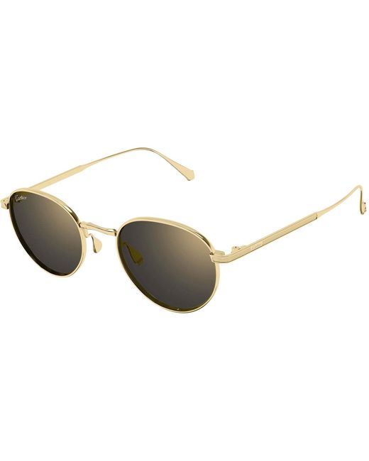 Cartier Multicolor Round-Frame Sunglasses for men