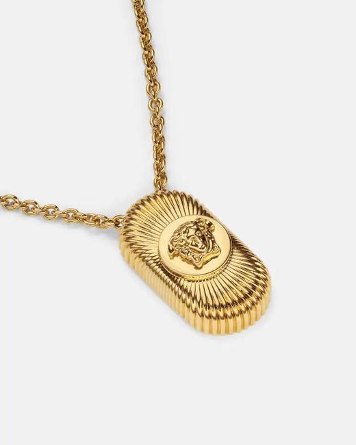 Versace Metallic Medusa Biggie Necklace for men