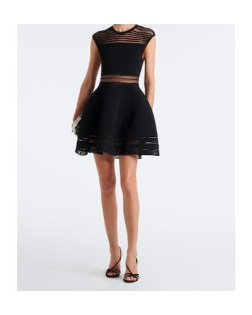 Jonathan Simkhai Black Esri Knit Mini Dress