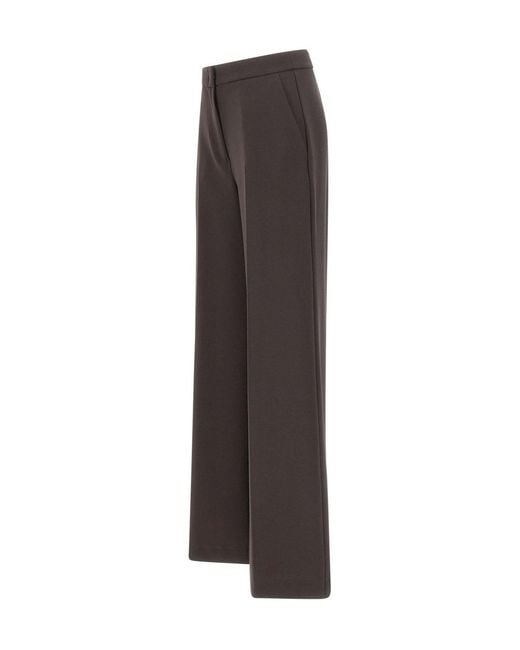 Kaos Gray Pleated Palazzo Pants