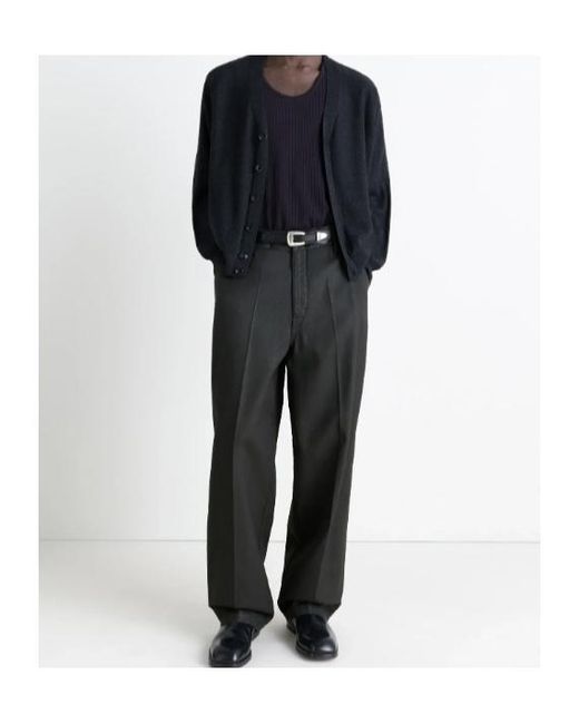 Lemaire Black Maxi Barrel Workwear Pants for men