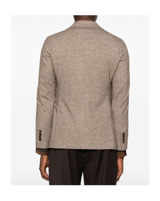 Circolo 1901 Brown Double-Breasted Blazer for men