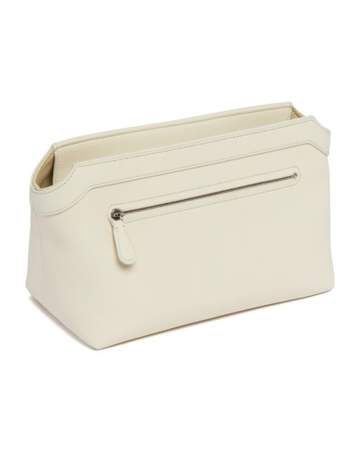 The Row Natural Logo Clutch