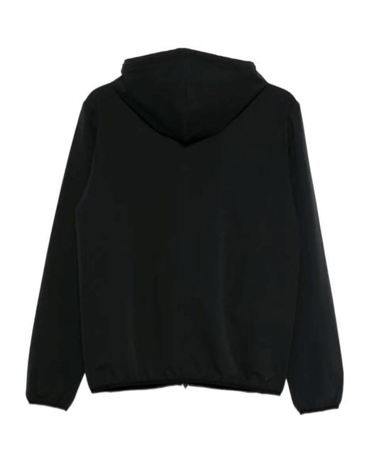 K-Way Black Zip-Up Hooded Jacket for men