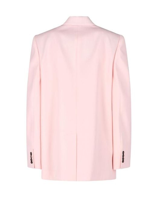 McQueen Pink Double Breasted Blazer