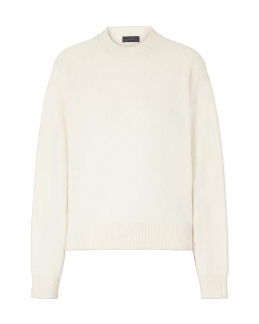Haikure White Cropped Sweater