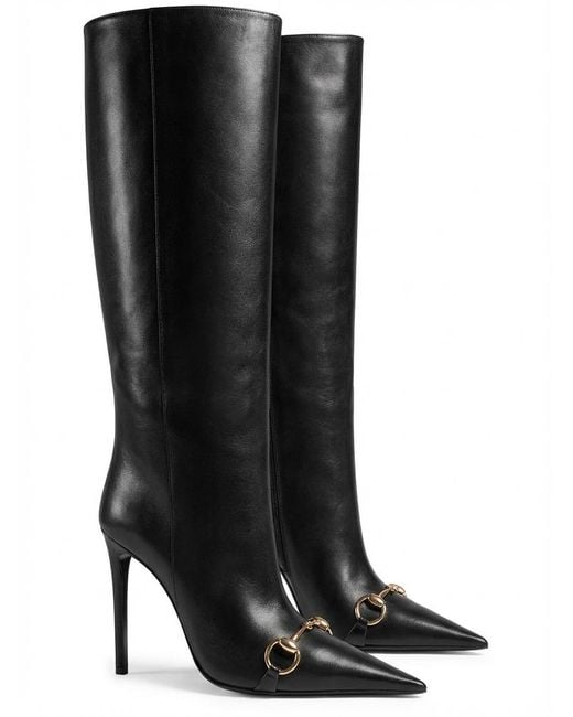 Gucci Black Donna Slip-On Boot