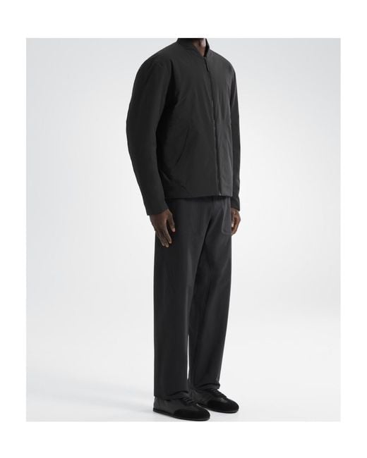 Veilance Black Diode Insulated Bomber Jacket for men