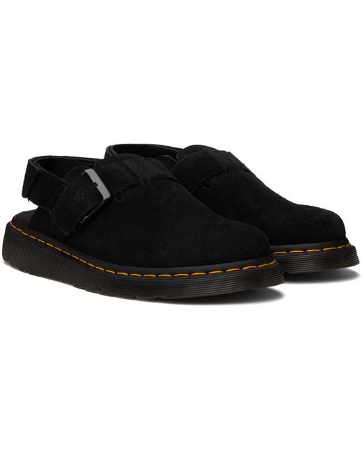 Dr. Martens Black Jorge Ii Slingback Mules for men