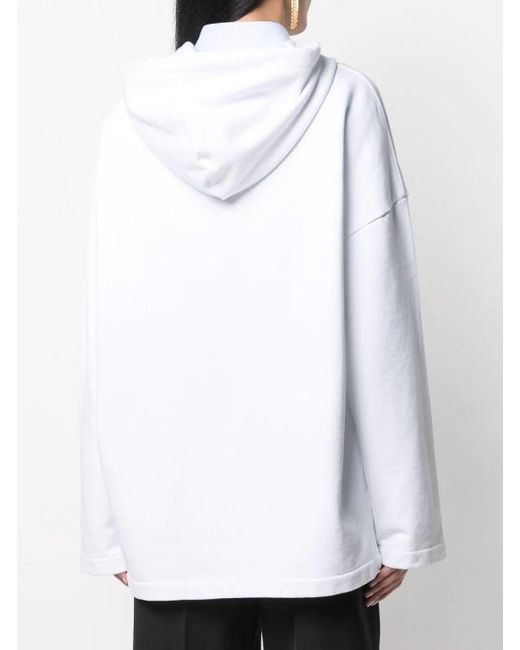 Off-White c/o Virgil Abloh White Watercolour Arrows Logo Hoodie