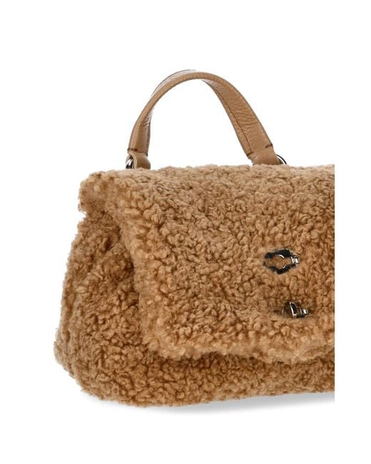 Zanellato Brown Flap Shoulder Bag