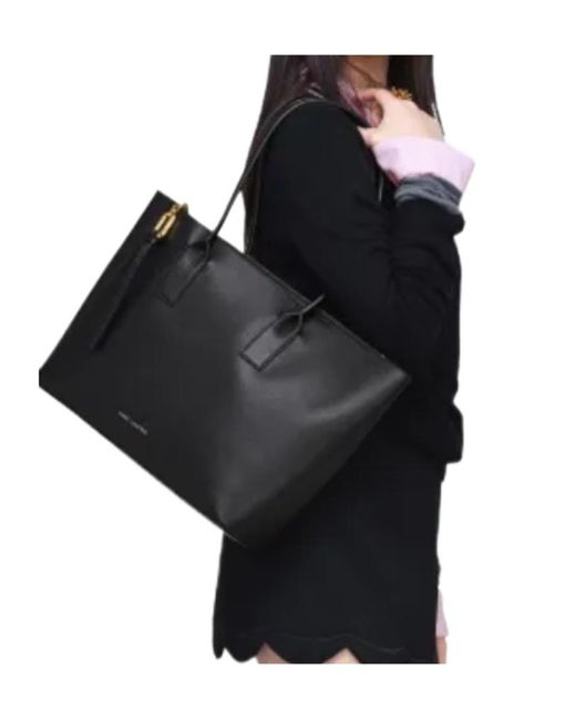 Marc Jacobs Black Pop J Marc Work Tote Bag