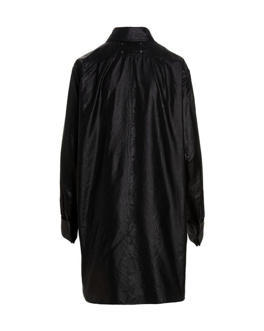 Maison Margiela Black Buttoned Long-Sleeved Shirt