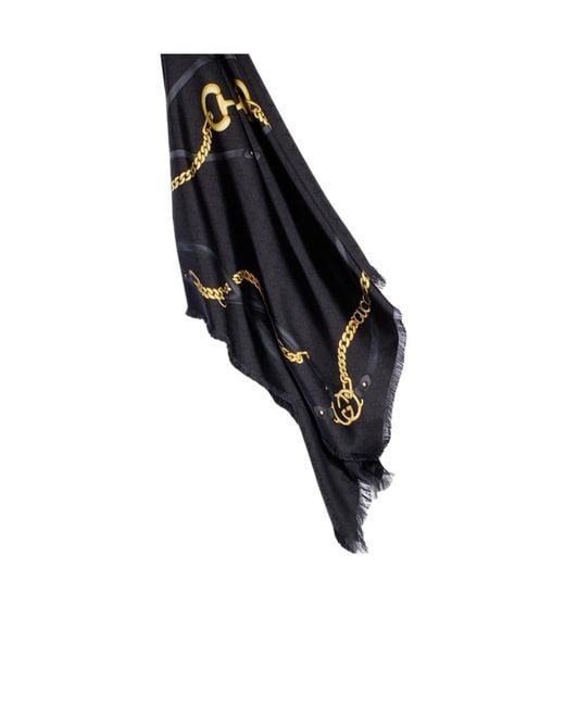 Gucci Black Gg Wool Silk Jacquard Cape