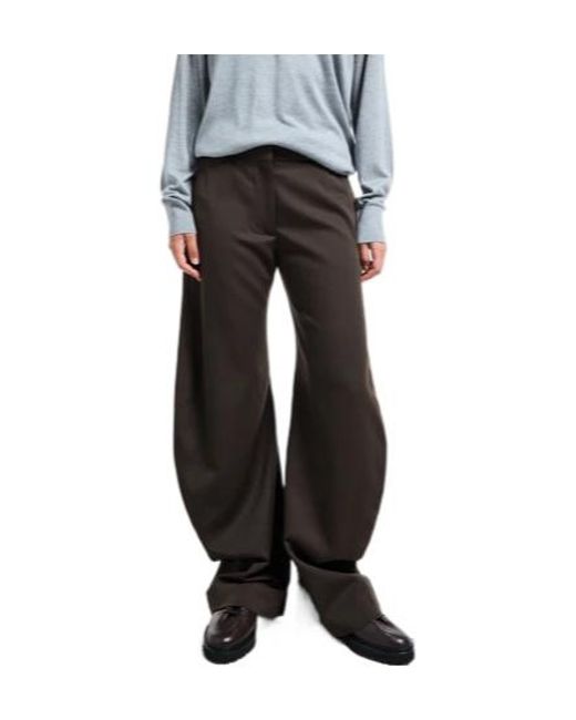 Acne Gray Casual Pants With Belt Loops