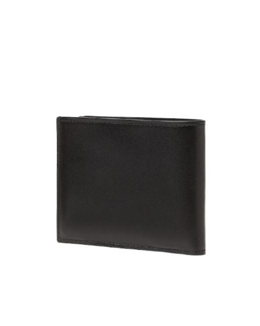 Fendi Black Squared Ff Bi-Fold Wallet for men